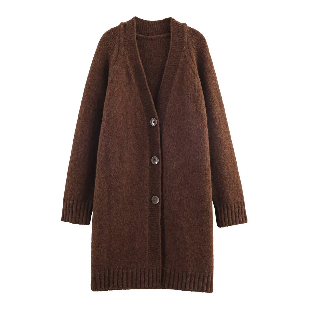 Cardigan long en maille - NUN0110