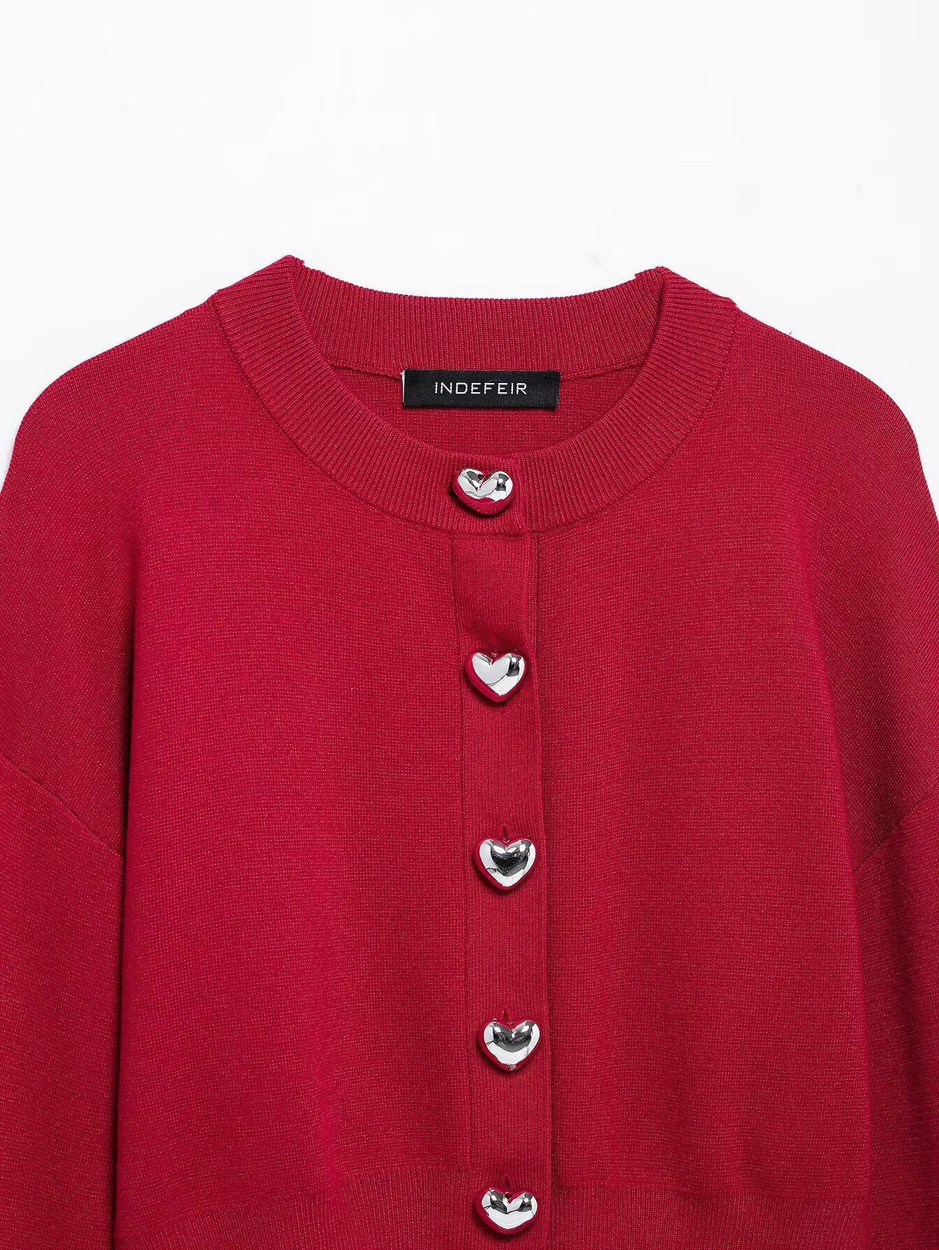 Cardigan rouge - NUN0103