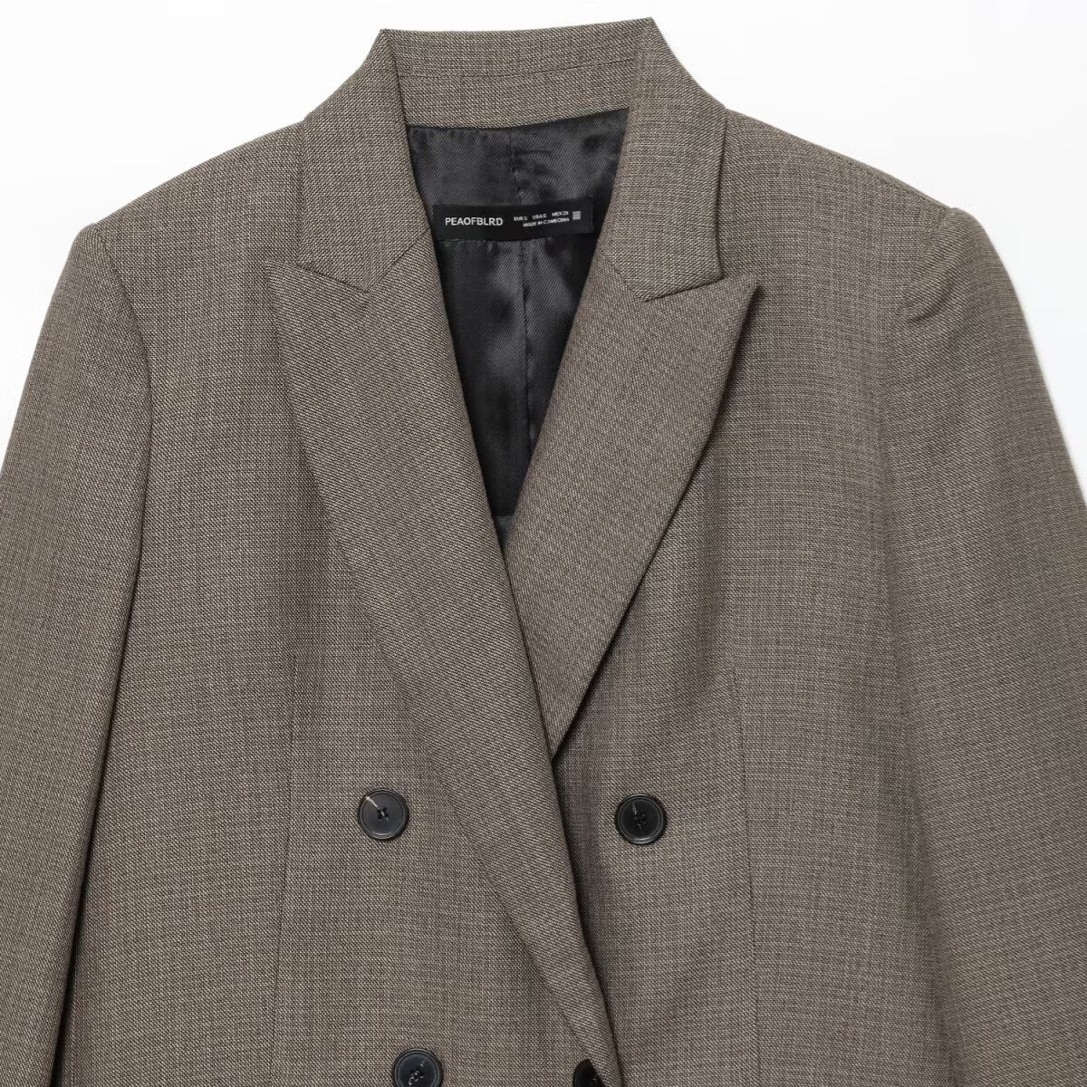 Veste blazer gris taupe - NUN0113