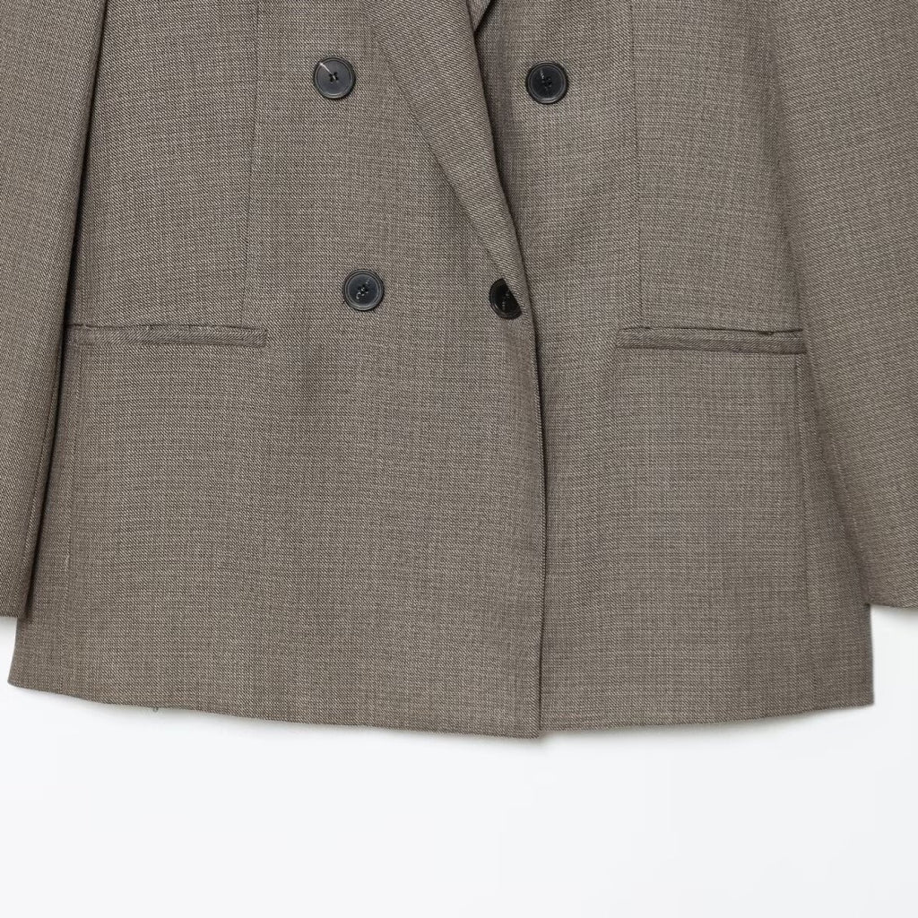 Veste blazer gris taupe - NUN0113