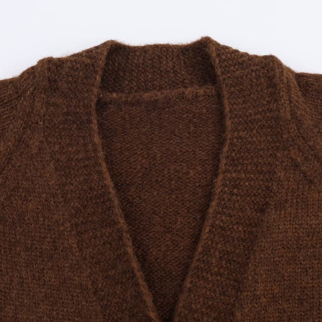 Cardigan long en maille - NUN0110