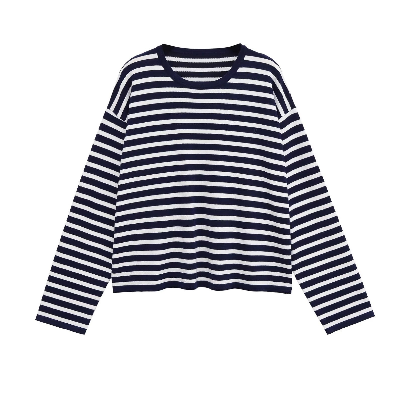 Marinière en maille rayée