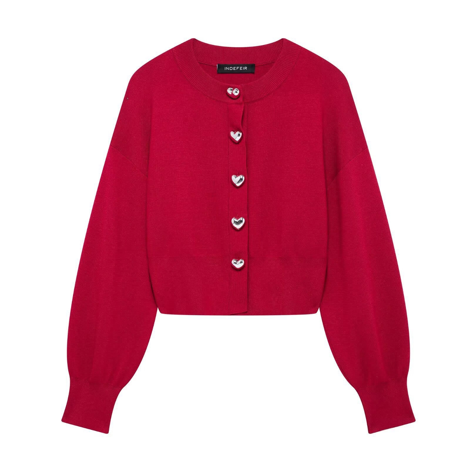 Cardigan rouge - NUN0103