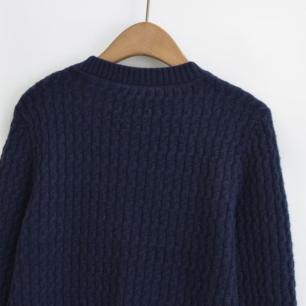 Cardigan bleu marine - 0115
