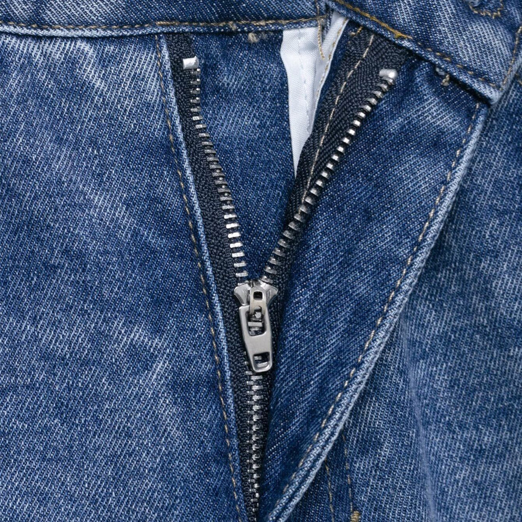 Jean wide leg boutonné