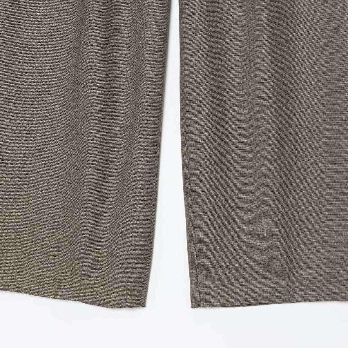 Pantalon droit gris à pinces - NUN0112