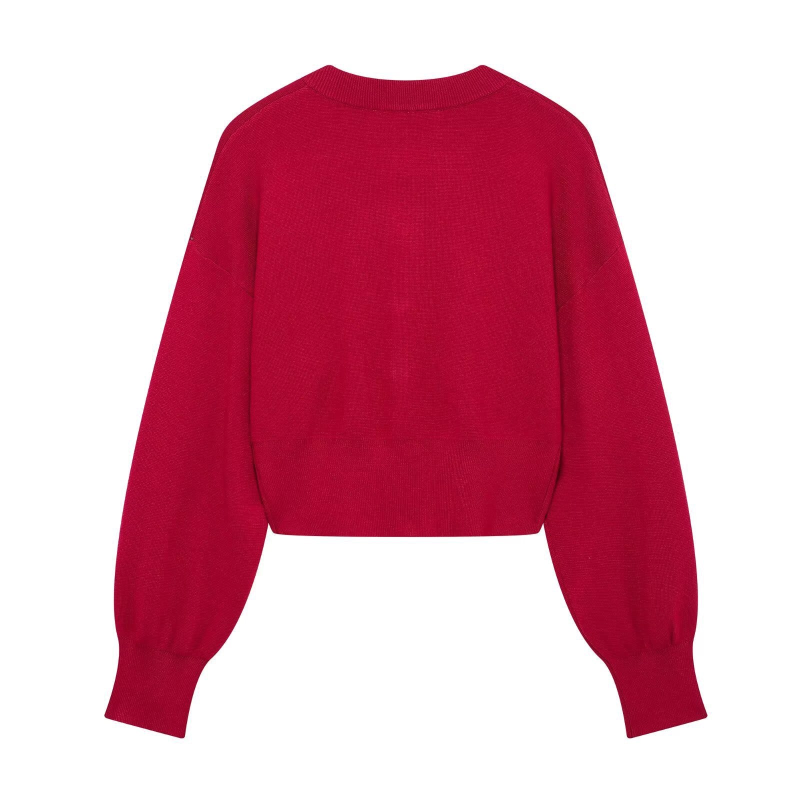 Cardigan rouge - NUN0103