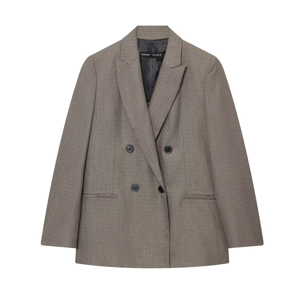 Veste blazer gris taupe - NUN0113