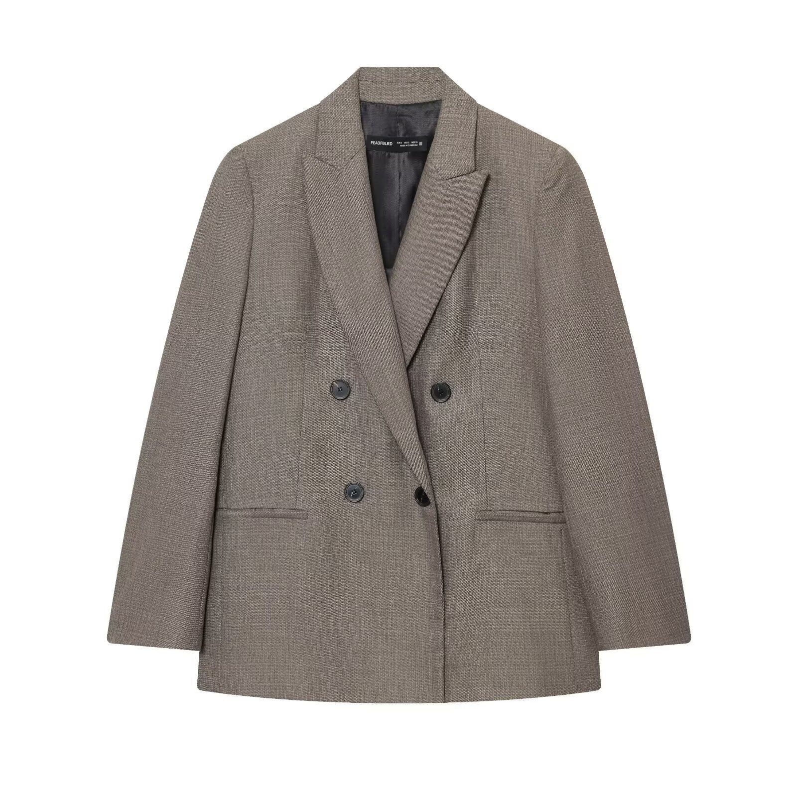 Veste blazer gris taupe - NUN0113