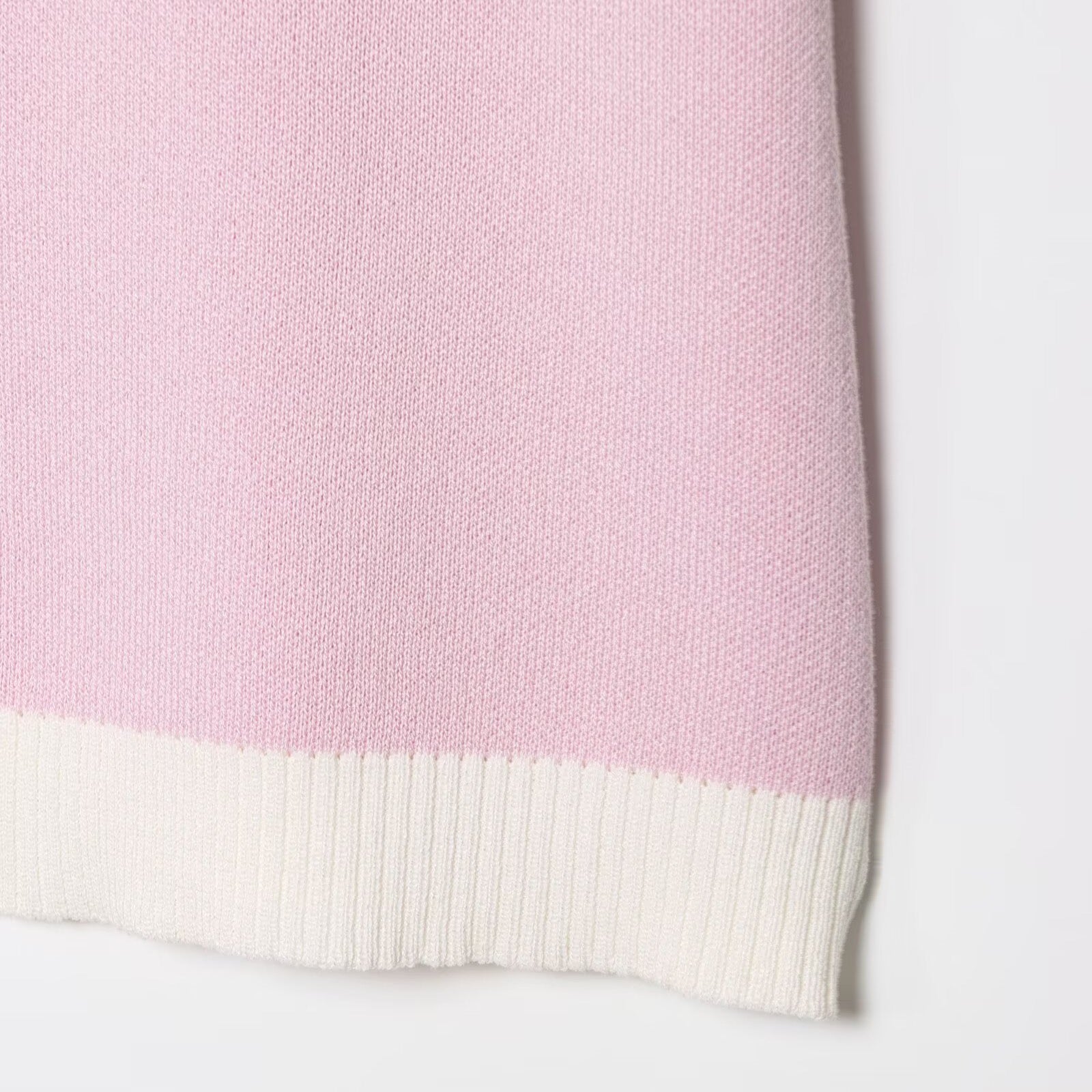 Cardigan en maille rose
